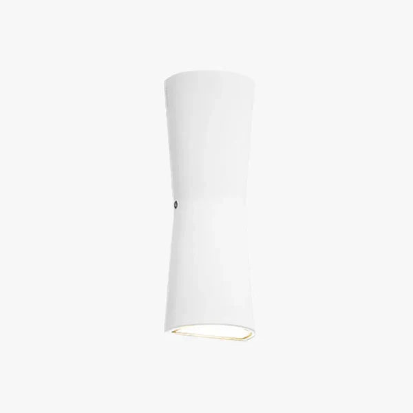 Minimalist Metal Torch Outdoor Wall Light Fixture | Sconira