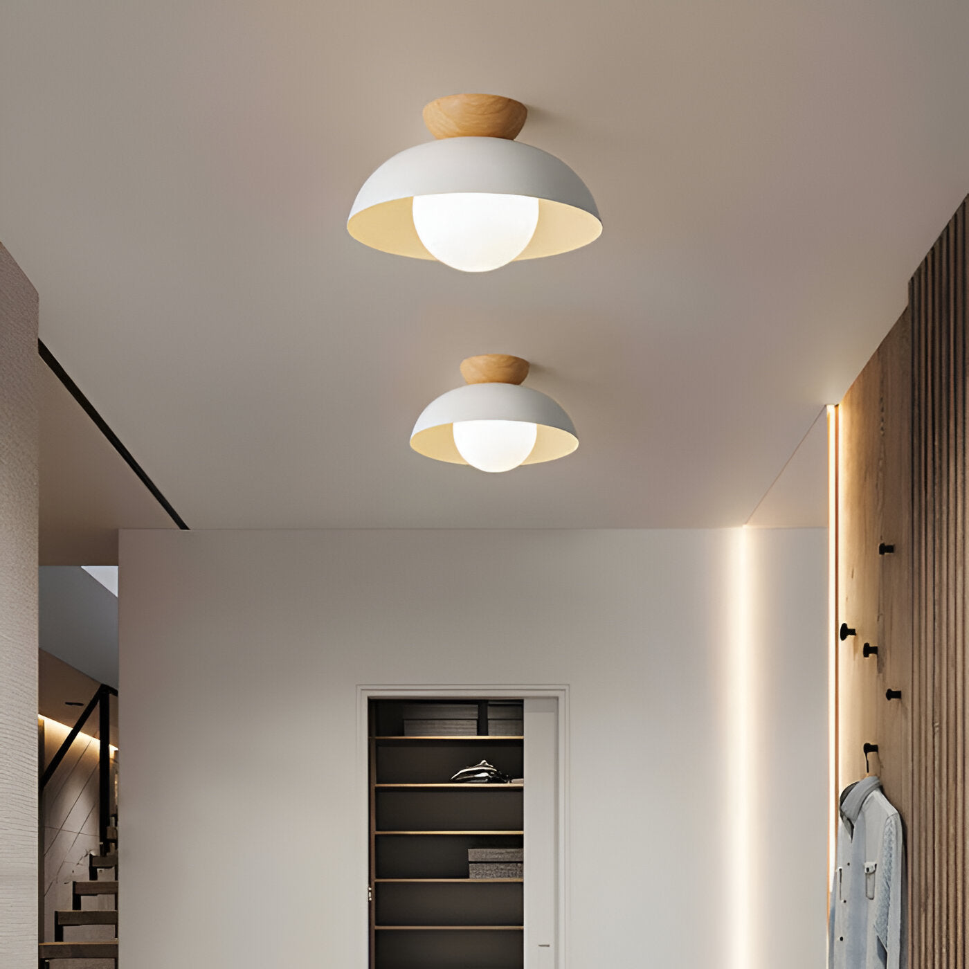 Minimalist Nordic Iron Shade Ceiling Light Fixture | Tavrix