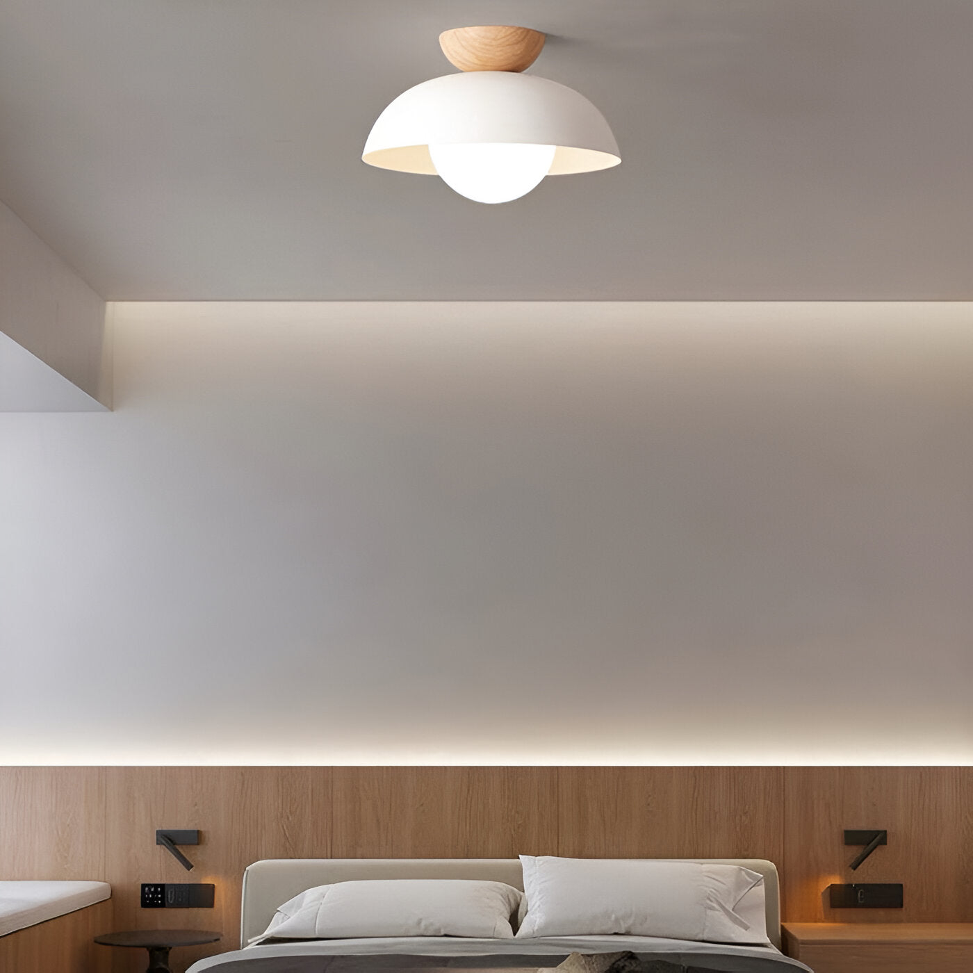 Minimalist Nordic Iron Shade Ceiling Light Fixture | Tavrix