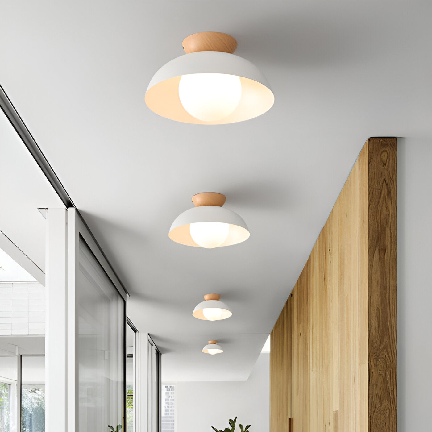 Minimalist Nordic Iron Shade Ceiling Light Fixture | Tavrix