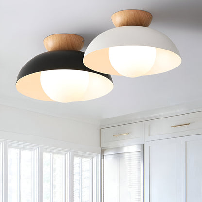 Minimalist Nordic Iron Shade Ceiling Light Fixture | Tavrix