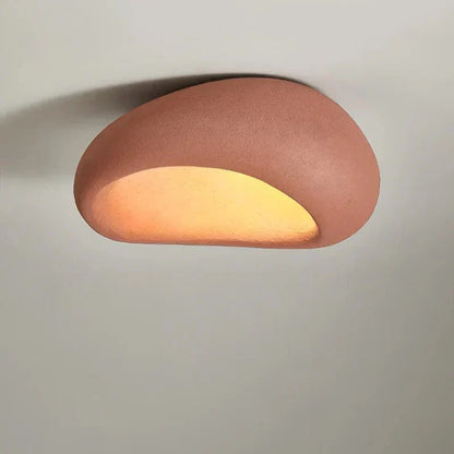 Minimalist Nordic Resin Ceiling Light Wabi Style | Luviora