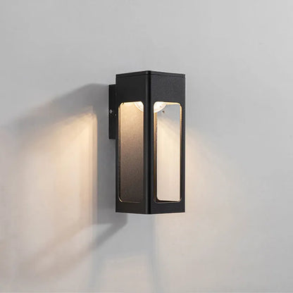 Minimalist Outdoor Metal LED Wall Light Fixture | Kevrion
