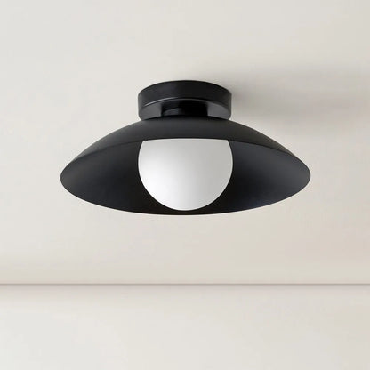 Minimalist Round Metal Ceiling Light Fixture | Bravonix