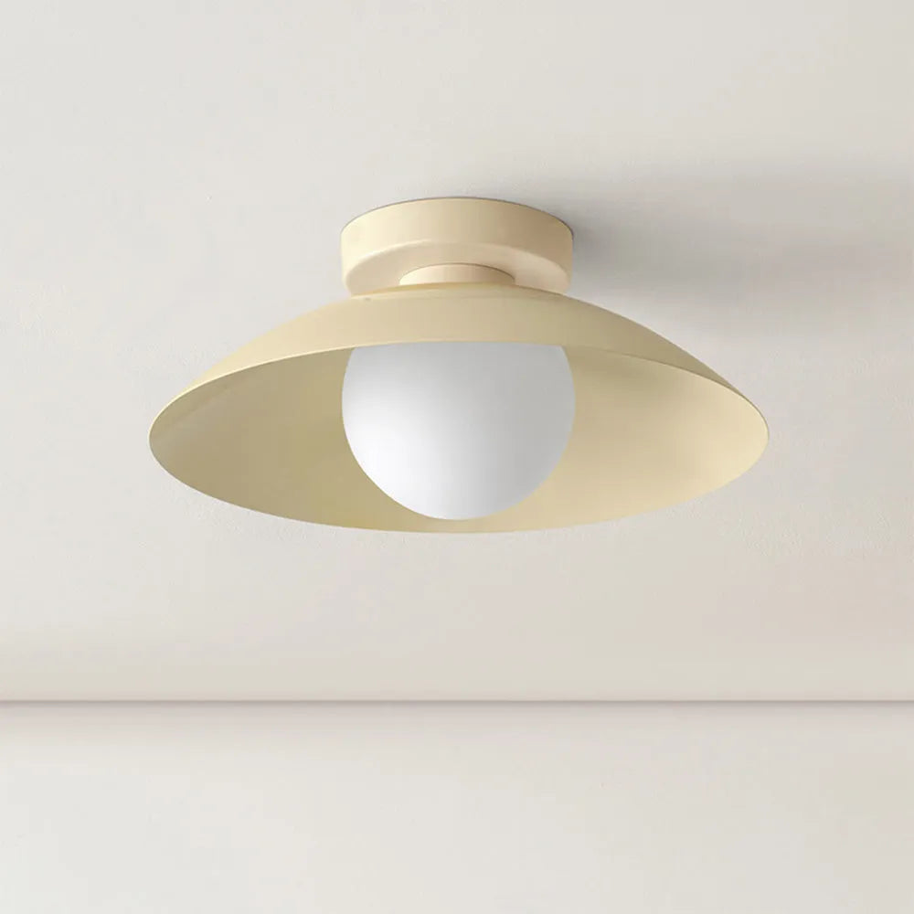 Minimalist Round Metal Ceiling Light Fixture | Bravonix