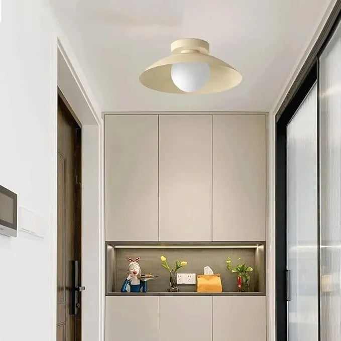 Minimalist Round Metal Ceiling Light Fixture | Bravonix