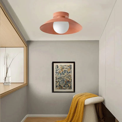 Minimalist Round Metal Ceiling Light Fixture | Bravonix