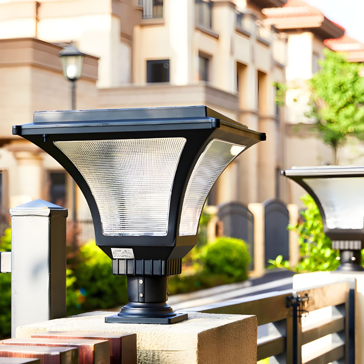 Minimalist Solar LED Aluminium Outdoor Post Lantern | Lumosta