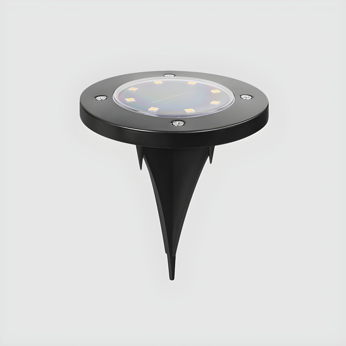 Minimalist Solar LED Circle Outdoor Garden Light | Zelvix