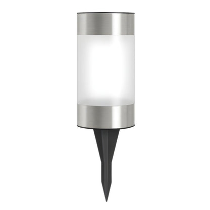 Minimalist Stainless Steel Solar LED Stake Light | Solvix