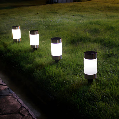 Minimalist Stainless Steel Solar LED Stake Light | Solvix