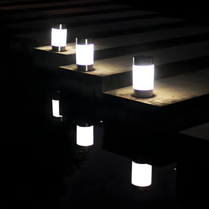 Minimalist Stainless Steel Solar LED Stake Light | Solvix