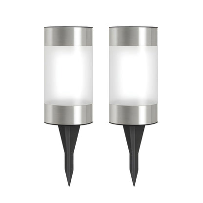 Minimalist Stainless Steel Solar LED Stake Light | Solvix