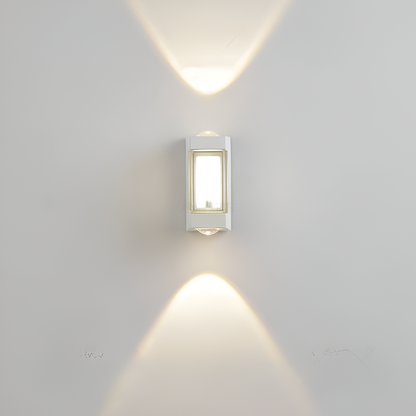 Minimalist Waterproof Acrylic Outdoor Wall Light | Solvian