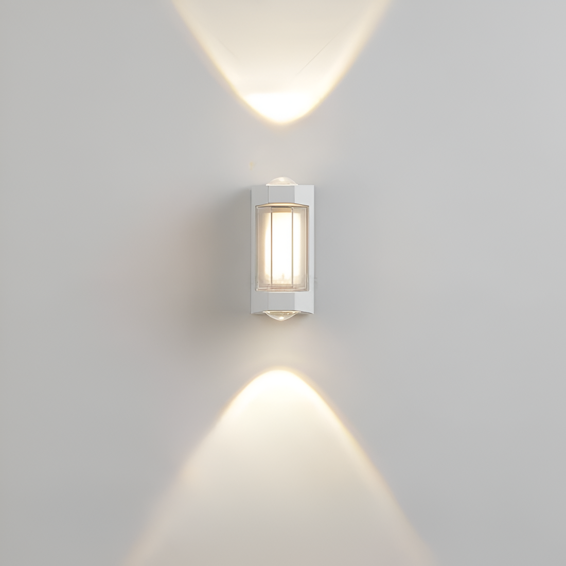 Minimalist Waterproof Acrylic Outdoor Wall Light | Solvian