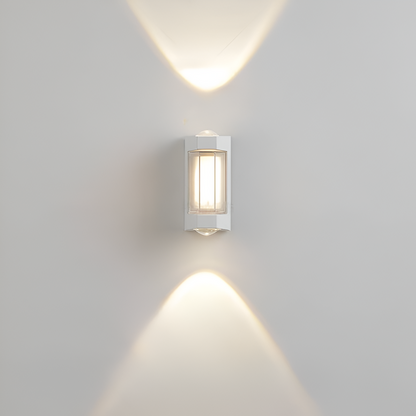 Minimalist Waterproof Acrylic Outdoor Wall Light | Solvian