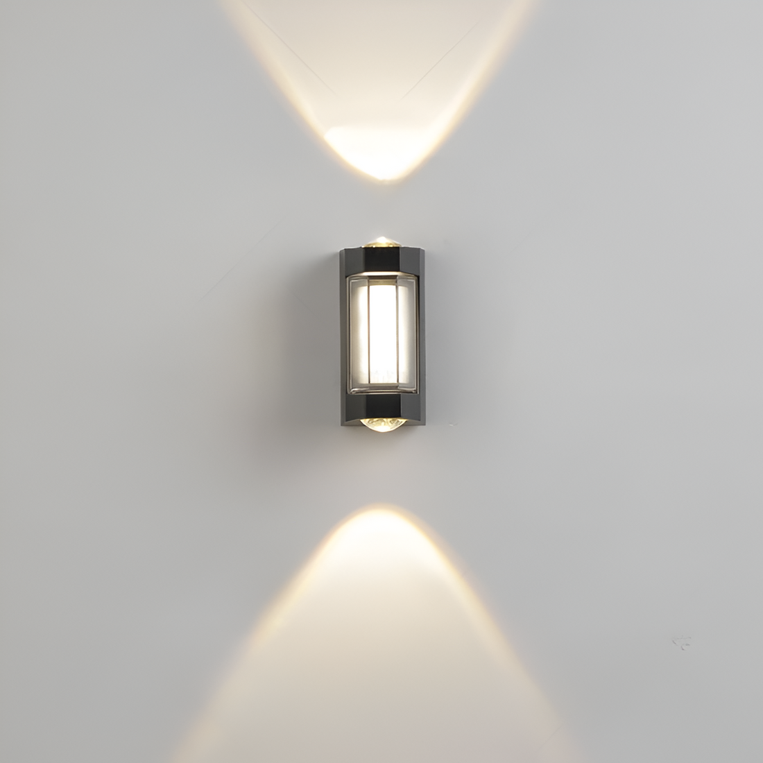 Minimalist Waterproof Acrylic Outdoor Wall Light | Solvian
