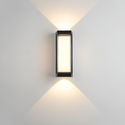 Minimalist Waterproof Acrylic Outdoor Wall Light | Solvian