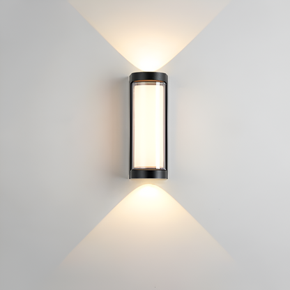 Minimalist Waterproof Acrylic Outdoor Wall Light | Solvian