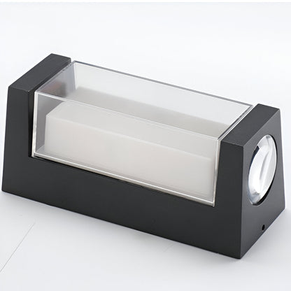 Minimalist Waterproof Acrylic Outdoor Wall Light | Solvian