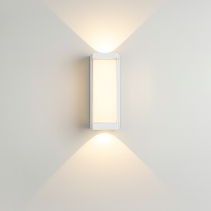 Minimalist Waterproof Acrylic Outdoor Wall Light | Solvian