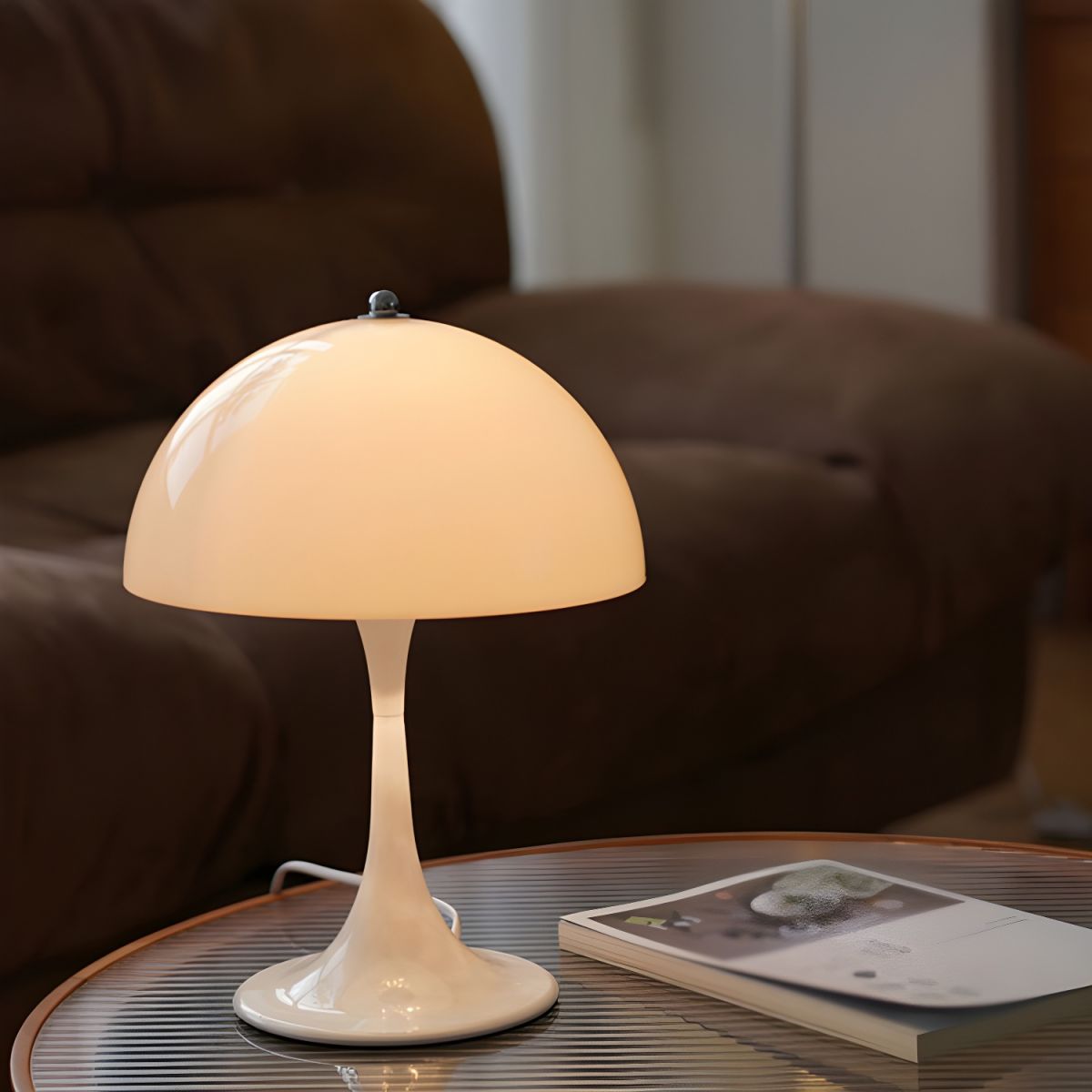 Modern Acrylic Dome Table Lamp for Contemporary Rooms | Yoventra