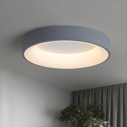 Modern Acrylic LED Flush Ceiling Light with Remote | Acryxel