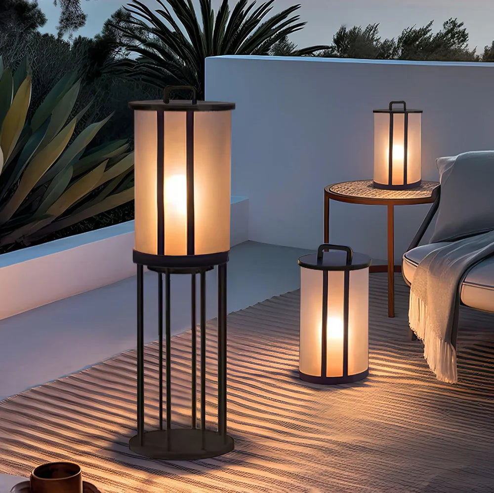 Modern Acrylic LED Outdoor Pillar Lantern Light | Patiova
