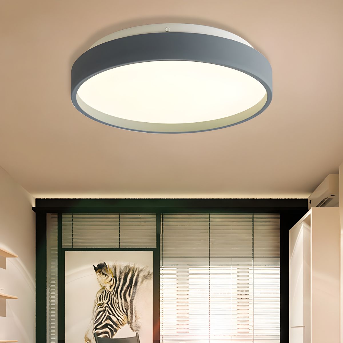Modern Acrylic Shade Flush Mount Ceiling Light Fixture | Gleora