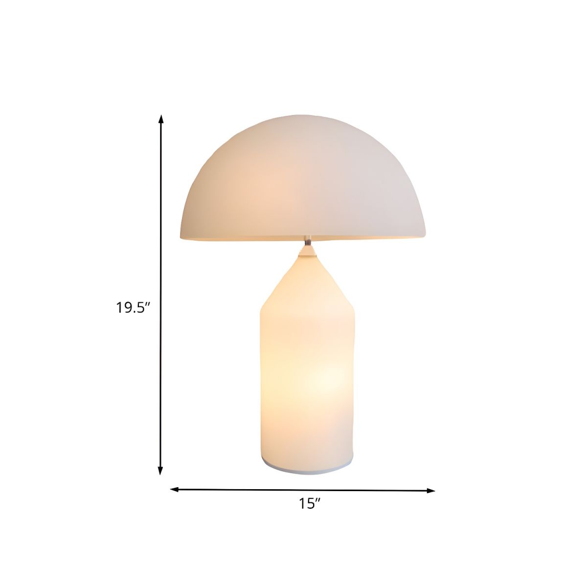 Modern Acrylic Shade Table Lamp For Bedside Use | Arvonis