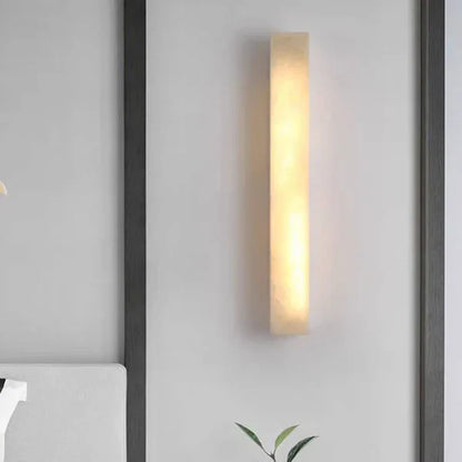 Modern Alabaster Style Outdoor Facade Wall Light | Lumaire