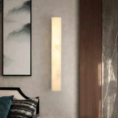Modern Alabaster Style Outdoor Facade Wall Light | Lumaire