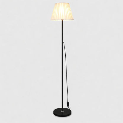Modern Alloy Floor Lamp with Fabric Shade Interior Use | Marveta