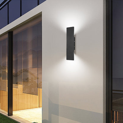 Modern Aluminium LED Outdoor Wall Light Fixture | Aluvia
