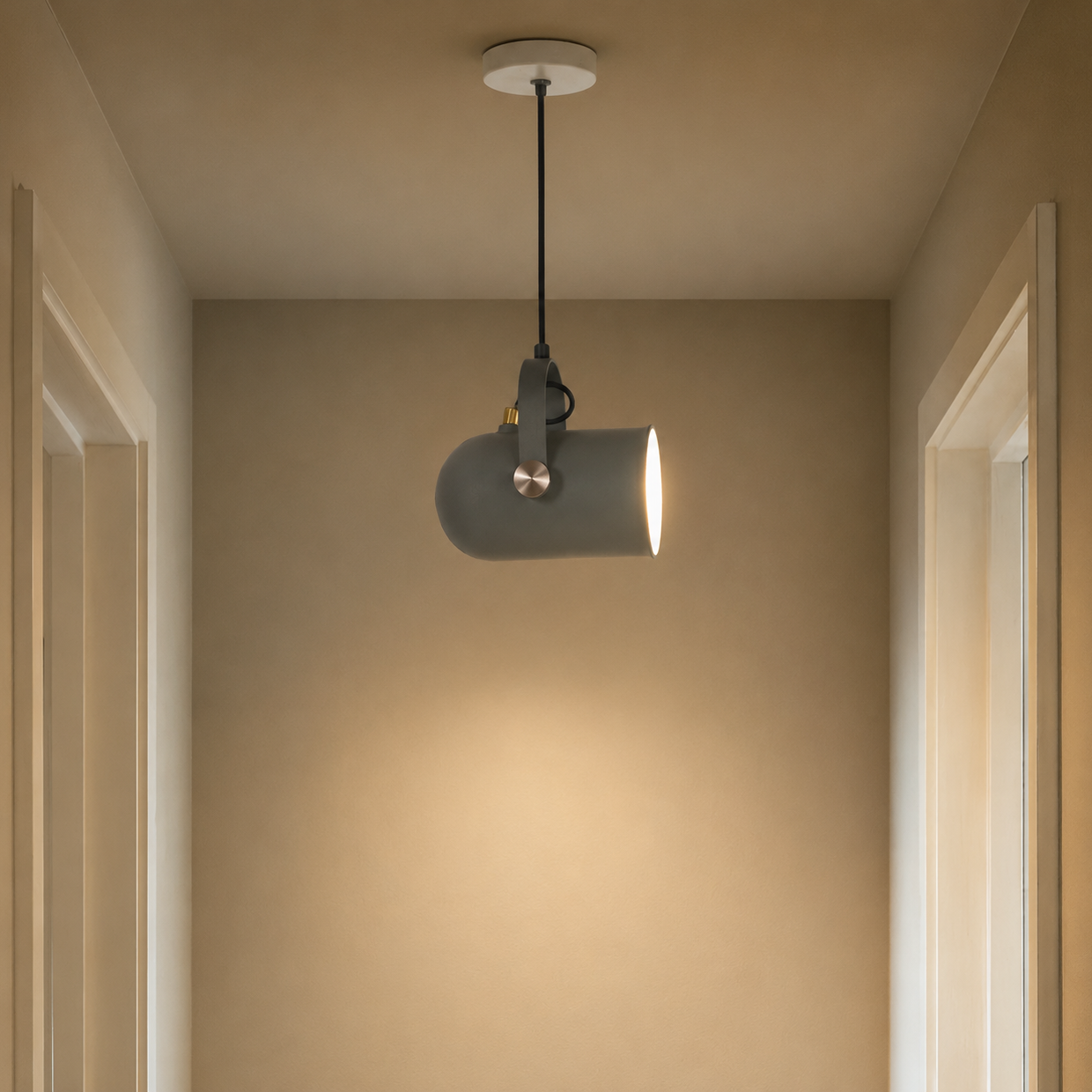 Modern Aluminum Pendant Light With Adjustable Cable | Wyrnexa
