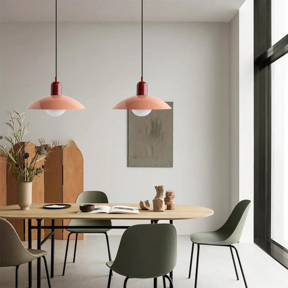 Modern Bauhaus Glass Dome Pendant Light for Kitchens | Nexvora