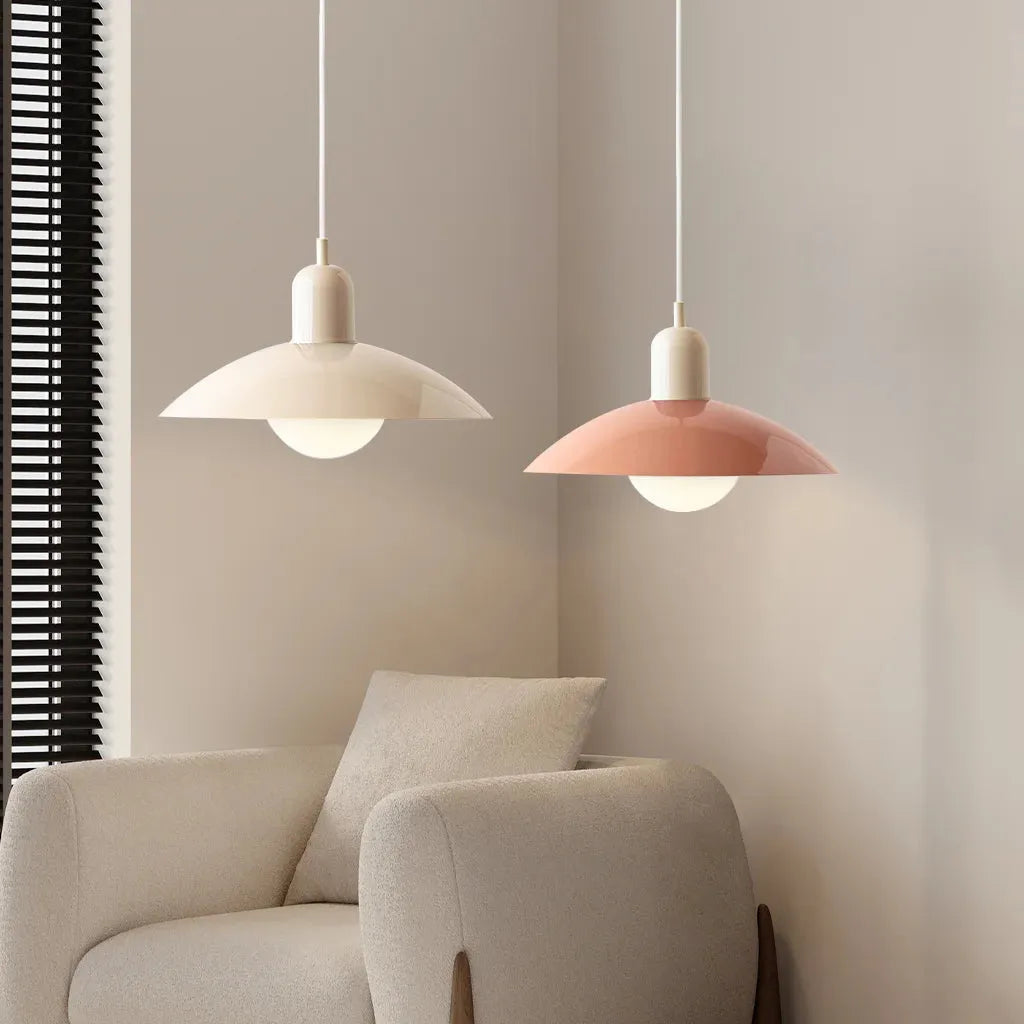 Modern Bauhaus Glass Dome Pendant Light for Kitchens | Nexvora