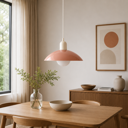 Modern Bauhaus Glass Dome Pendant Light for Kitchens | Nexvora