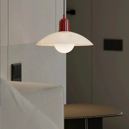 Modern Bauhaus Glass Dome Pendant Light for Kitchens | Nexvora