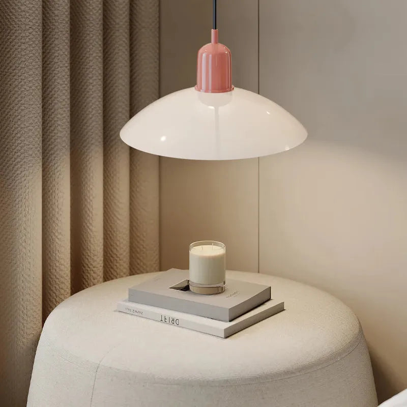 Modern Bauhaus Glass Dome Pendant Light for Kitchens | Nexvora