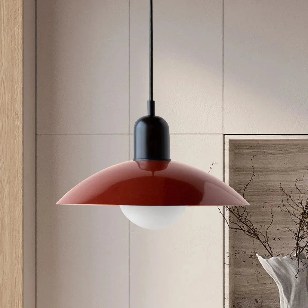 Modern Bauhaus Glass Dome Pendant Light for Kitchens | Nexvora