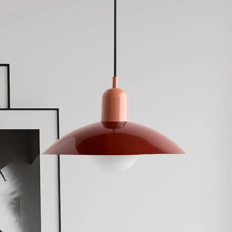 Modern Bauhaus Glass Dome Pendant Light for Kitchens | Nexvora