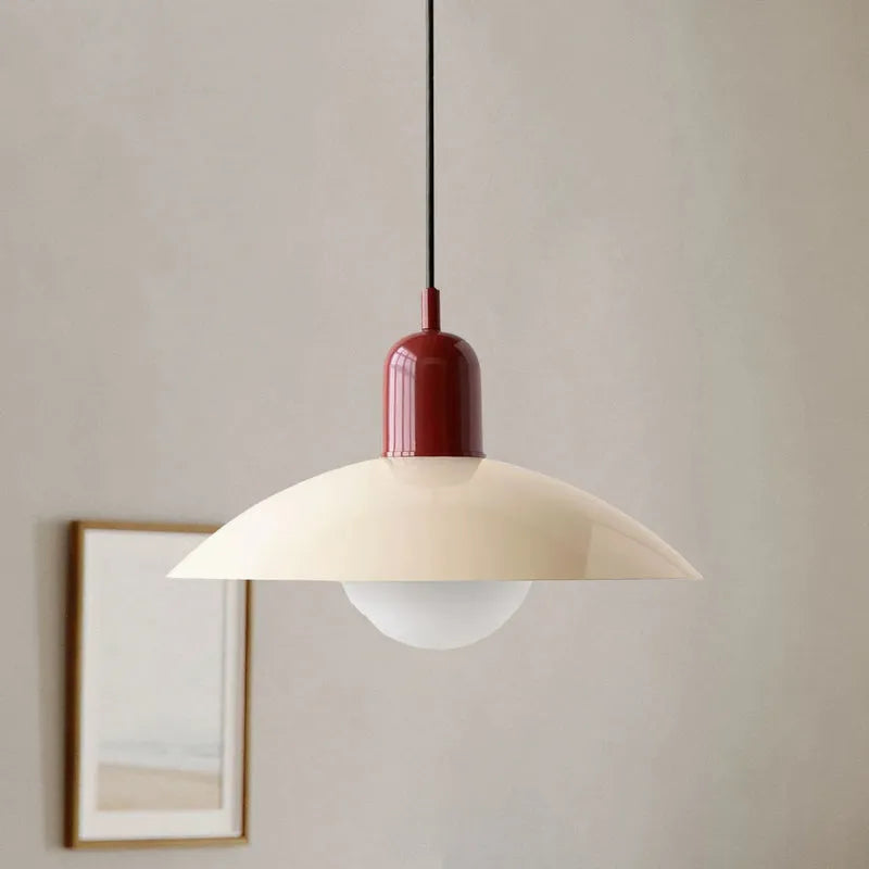 Modern Bauhaus Glass Dome Pendant Light for Kitchens | Nexvora