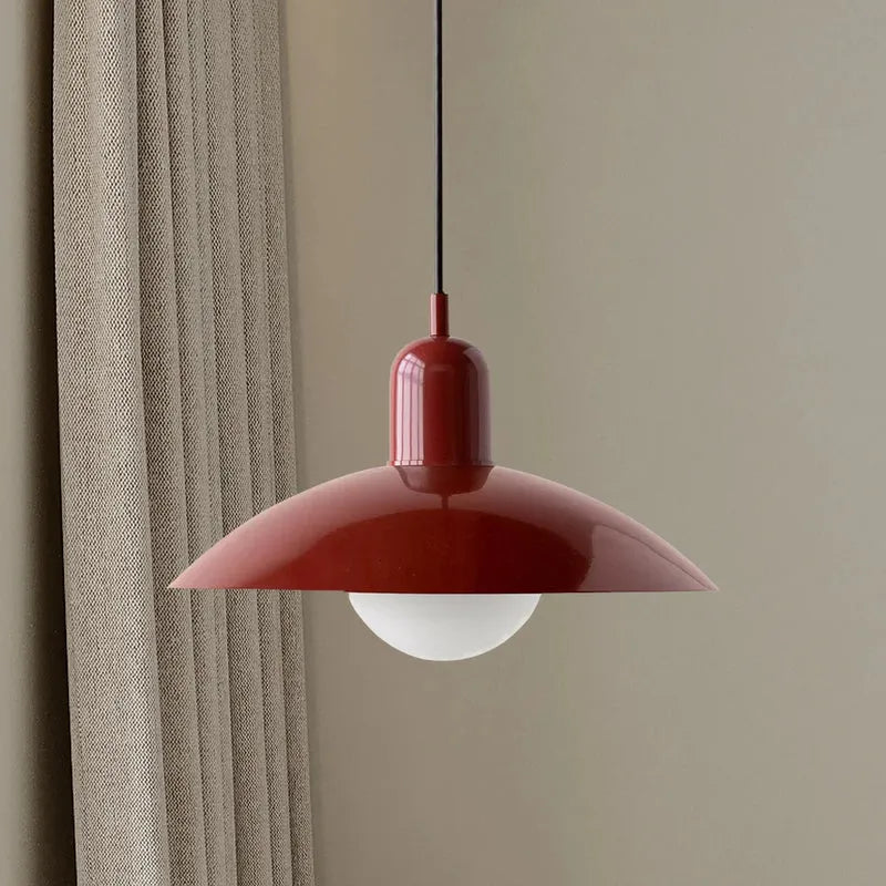 Modern Bauhaus Glass Dome Pendant Light for Kitchens | Nexvora