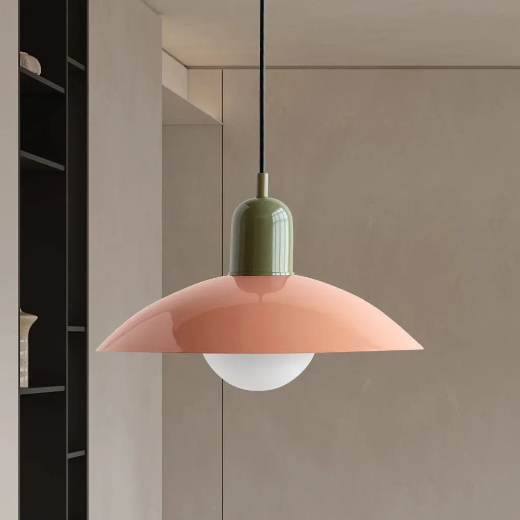 Modern Bauhaus Glass Dome Pendant Light for Kitchens | Nexvora