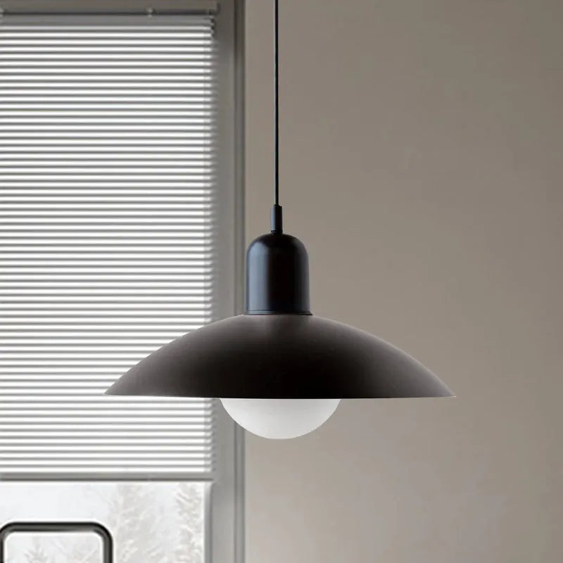 Modern Bauhaus Glass Dome Pendant Light for Kitchens | Nexvora