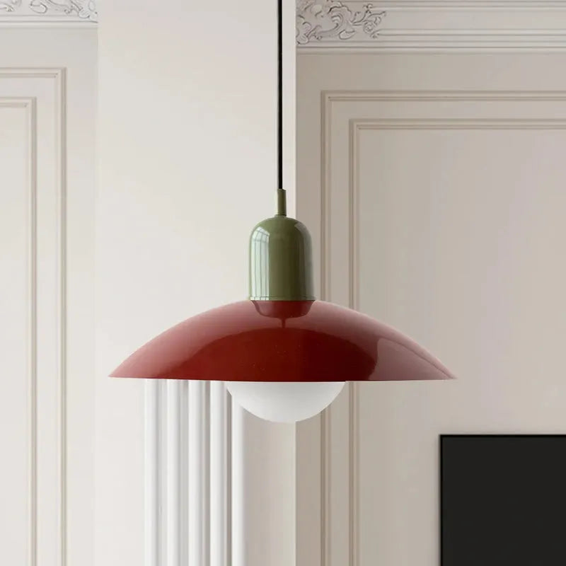 Modern Bauhaus Glass Dome Pendant Light for Kitchens | Nexvora