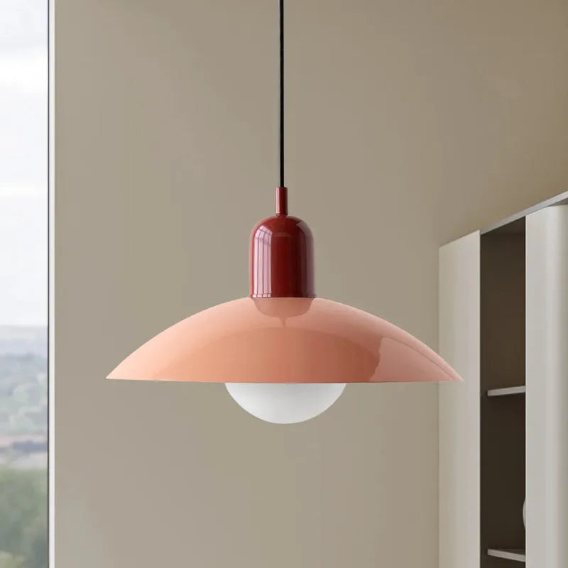 Modern Bauhaus Glass Dome Pendant Light for Kitchens | Nexvora