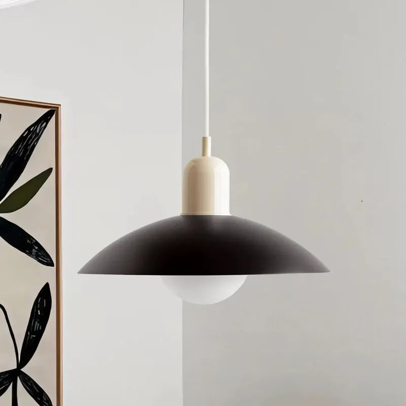 Modern Bauhaus Glass Dome Pendant Light for Kitchens | Nexvora