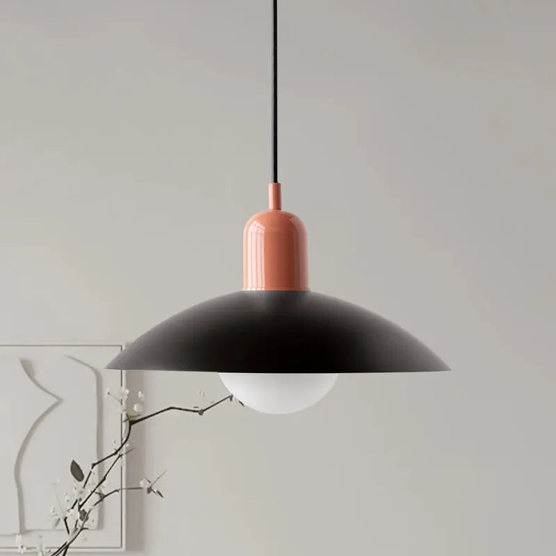 Modern Bauhaus Glass Dome Pendant Light for Kitchens | Nexvora